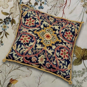 Tapestry Needlepoint Kit – William Morris - Premium Tapestry Kit Cushion Front - Glorafilia