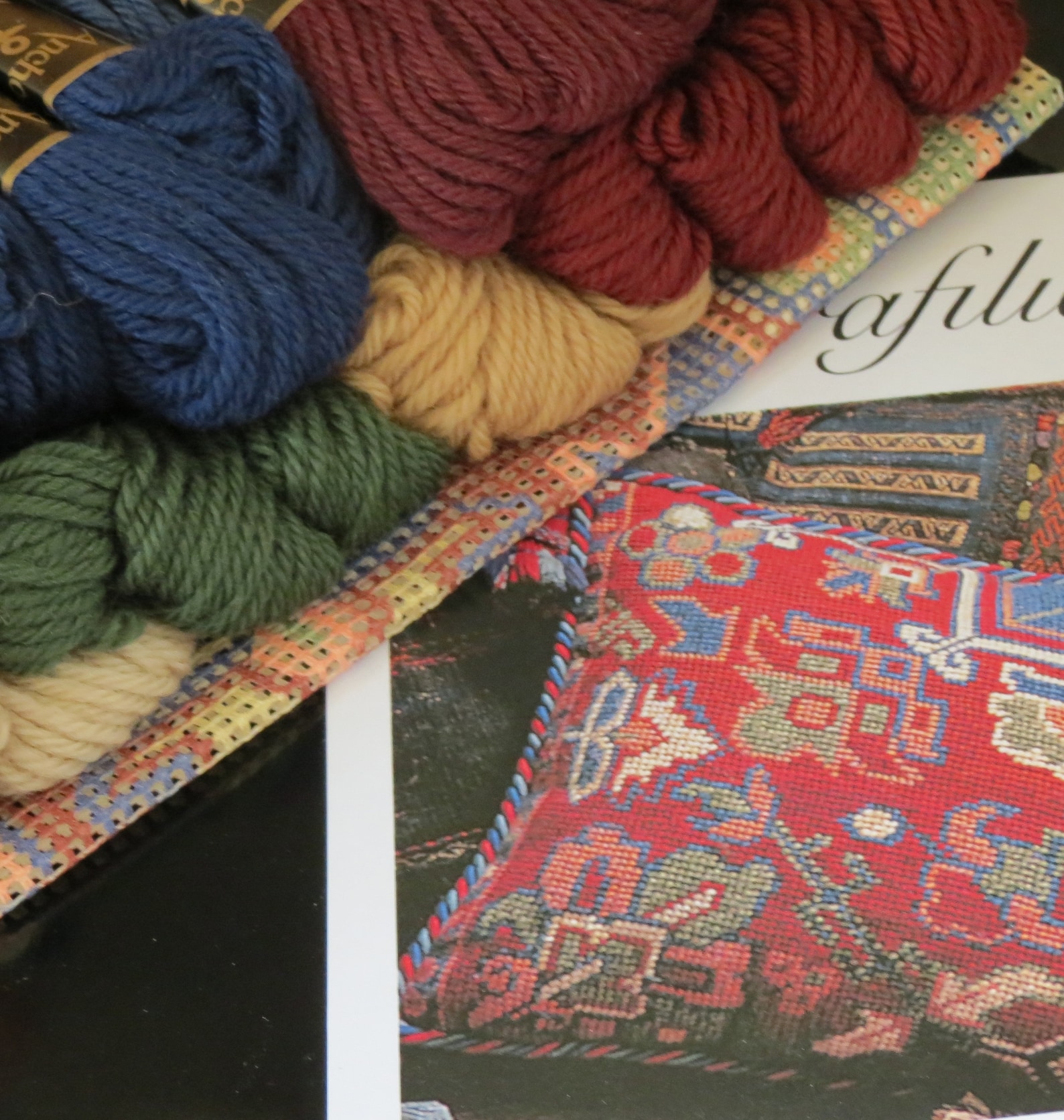 Tapestry Needlepoint Kit Kelim Persian Premium Tapestry Etsy