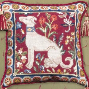 Tapestry Needlepoint Kit – Medieval Dog - Medieval Premium Tapestry Kit Cushion Front - Glorafilia