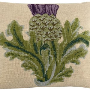 Tapestry Kit, Needlepoint Kit - Scottish Thistle Tapestry Kit on Cream - Flanders Collection, Appletons Tapestry Kit