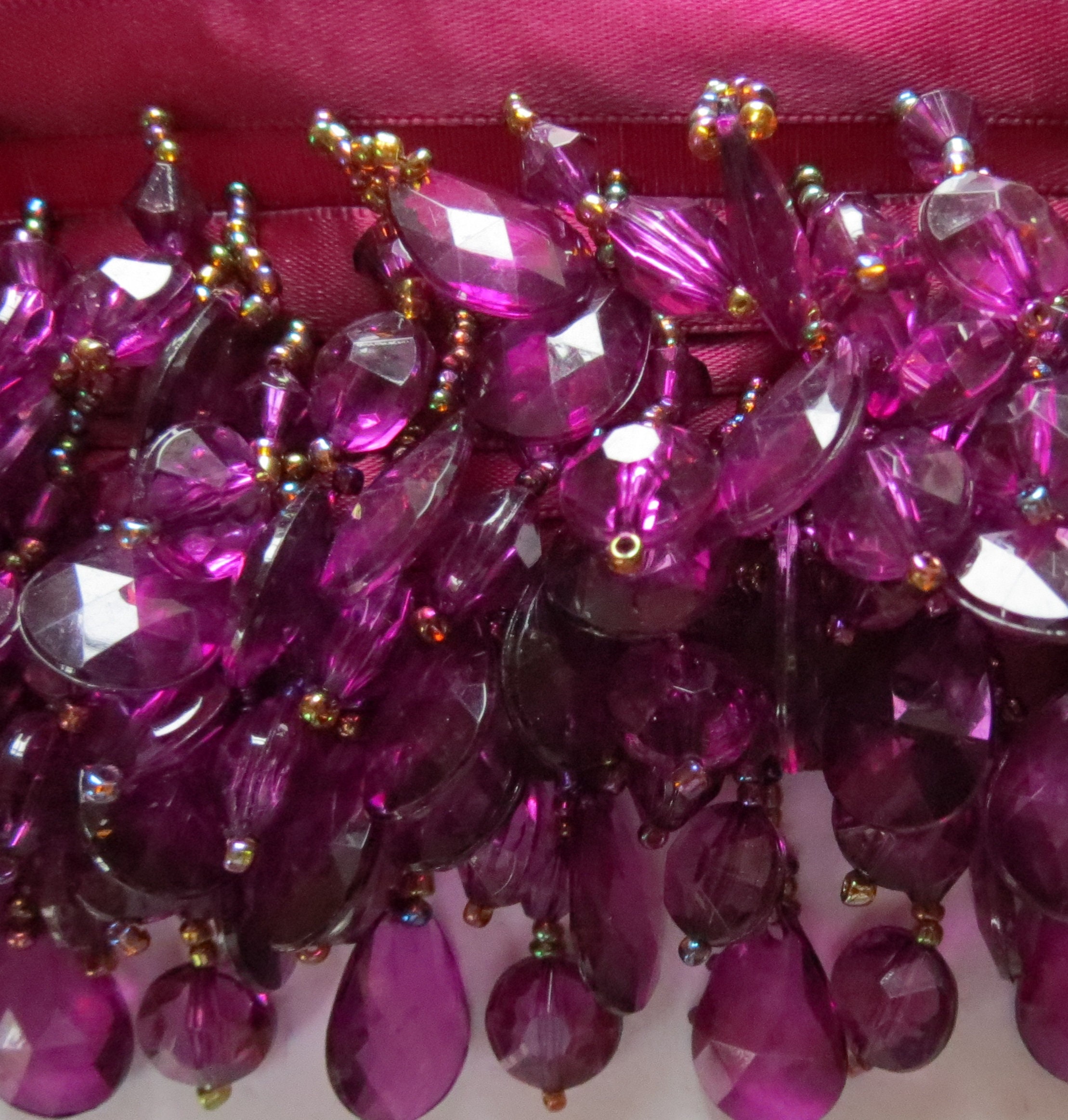 Beaded Trim Droplet Beaded Fringe Trim Bead Trimming for Etsy