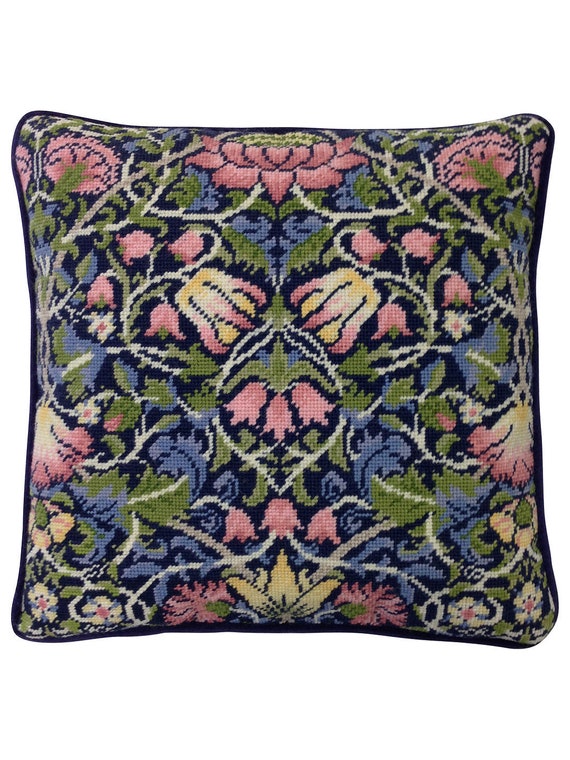 Tapestry Kit, Needlepoint Kit - William Morris, Bellflowers