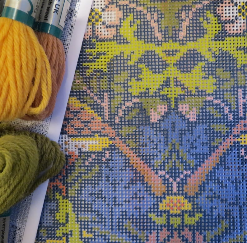 Tapestry Kit Needlepoint Kit William Morris Strawberry Etsy