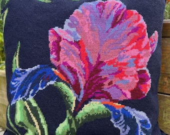 Tapestry Kit, Needlepoint Kit - Iris-My-Case, 12 holes per inch colour printed canvas, by Nel Whatmore