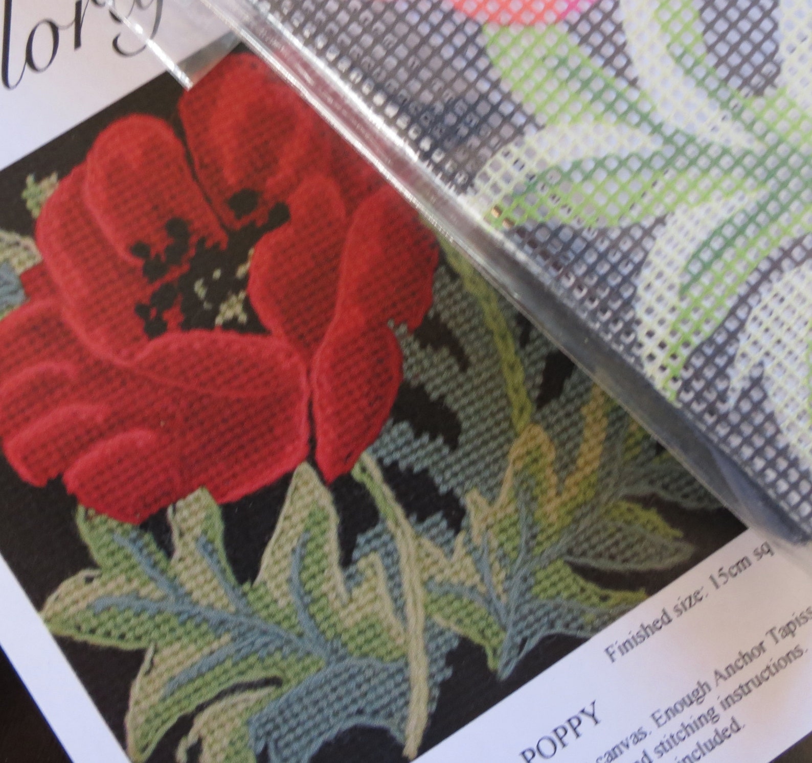 Tapestry Kit Needlepoint Kit Victorian Miniature Floral Etsy