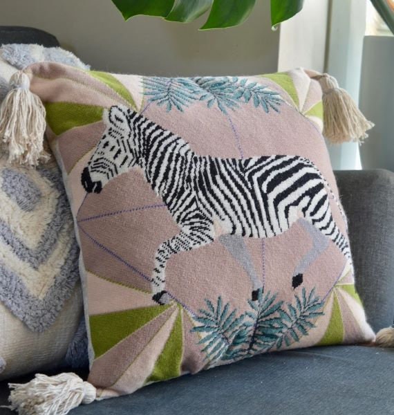 Zebra store print tapestry