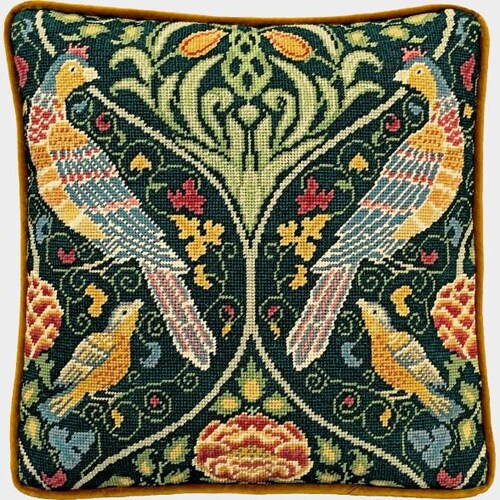 Tapestry Kit Needlepoint Kit William Morris Greenery Hares Etsy