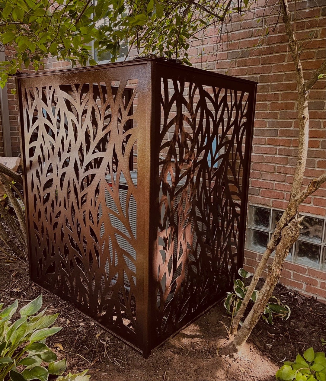 Outdoor AC UNIT COVER Custom Made Sandblasted Powder Coated Etsy