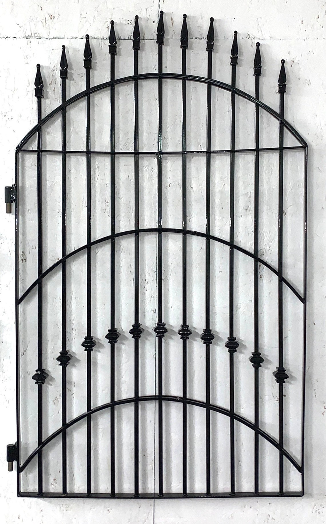 Rustic Garden Gate Sandblasted Powder Coated Etsy