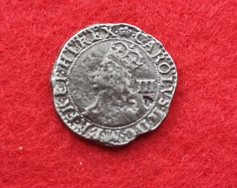 Reproduction Charles II 3d trois pence 1660 - 62