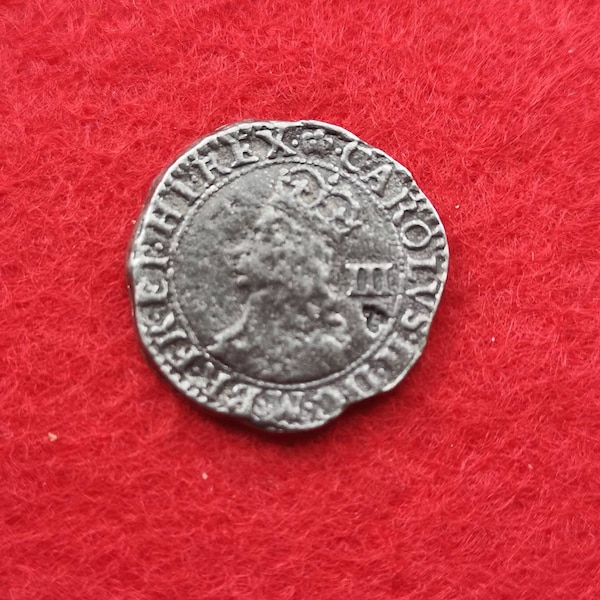 Reproduction Charles II 3d three pence 1660 - 62