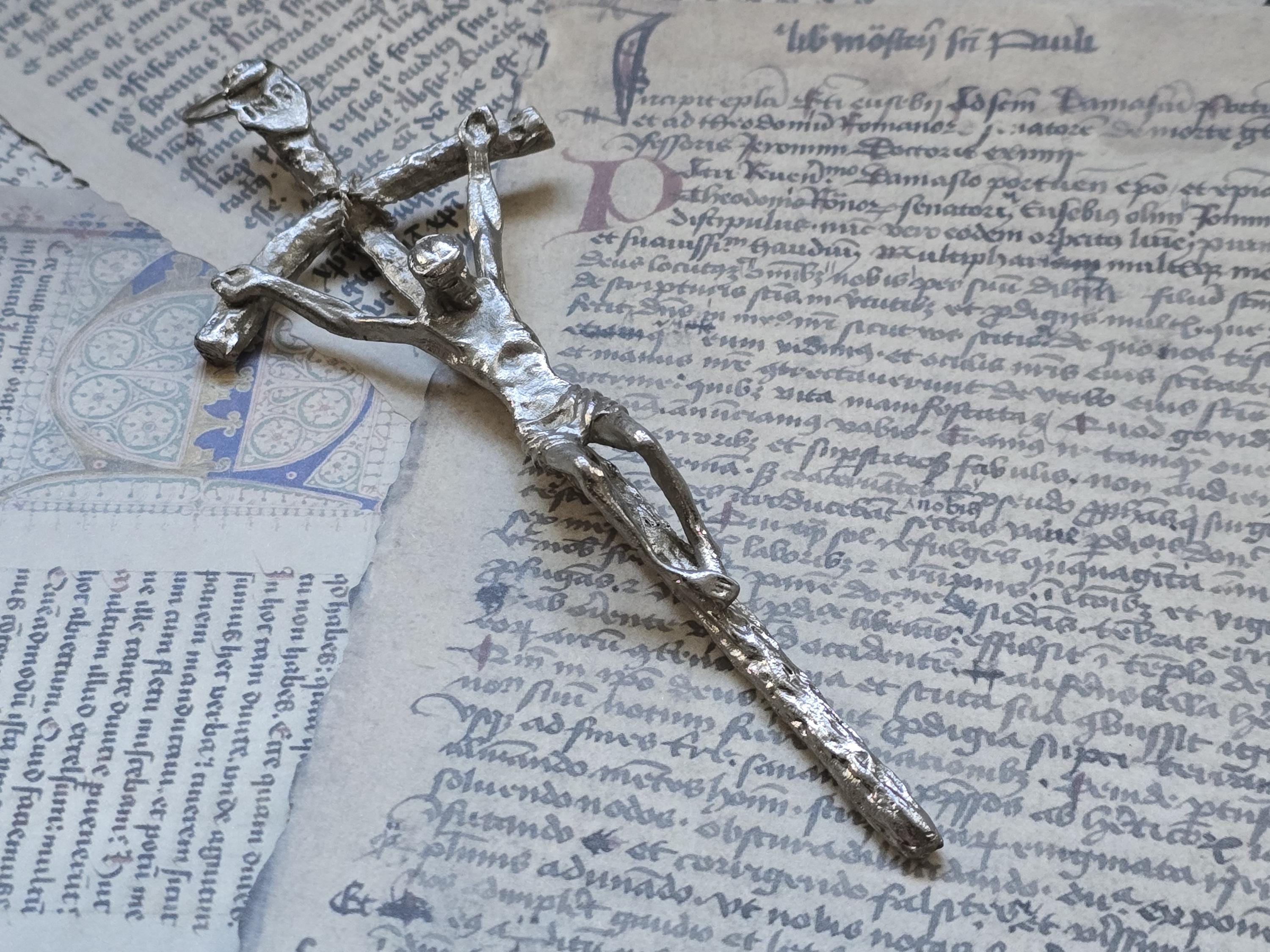 Crucifix Lello Scorzelli Cross Contorted Papal Cross - Etsy