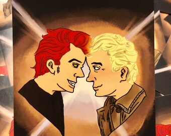 Good Omens Post Card