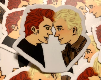 Good Omens White Border Sticker