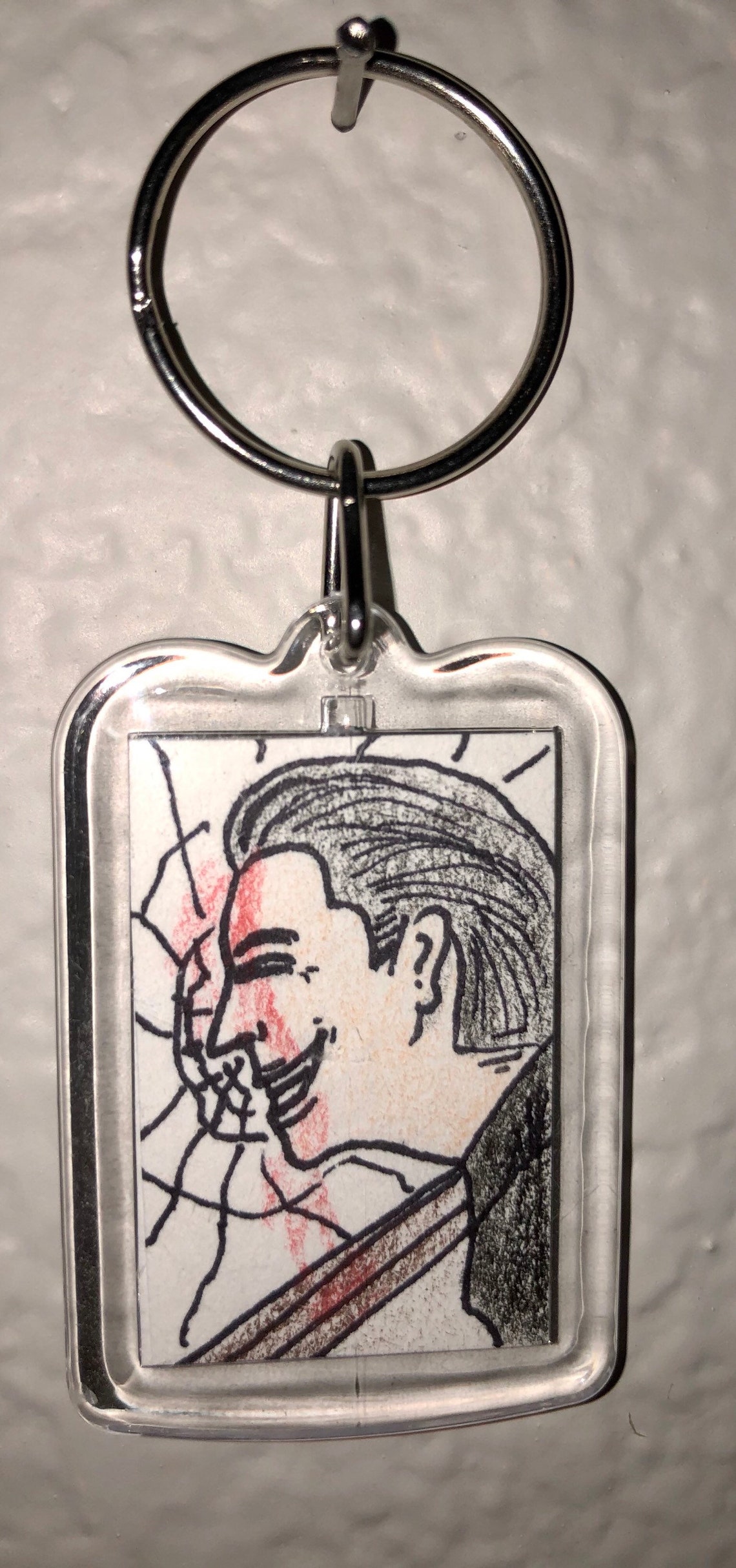 Twin Peaks Show Double Sided Keychain Etsy