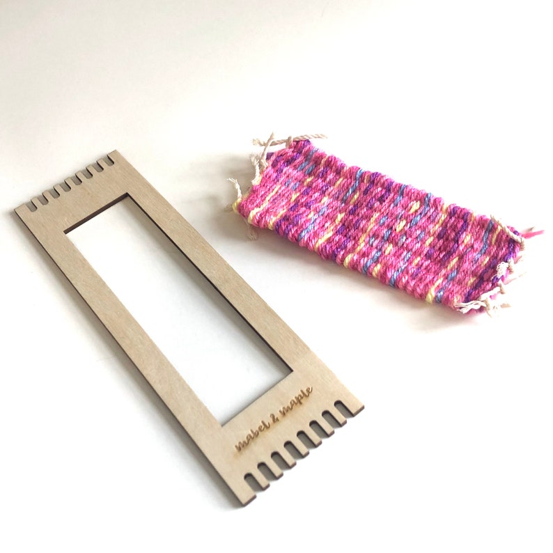 Mini Weaving Loom Kit Bookmark Maker Bracelet Maker Etsy Canada