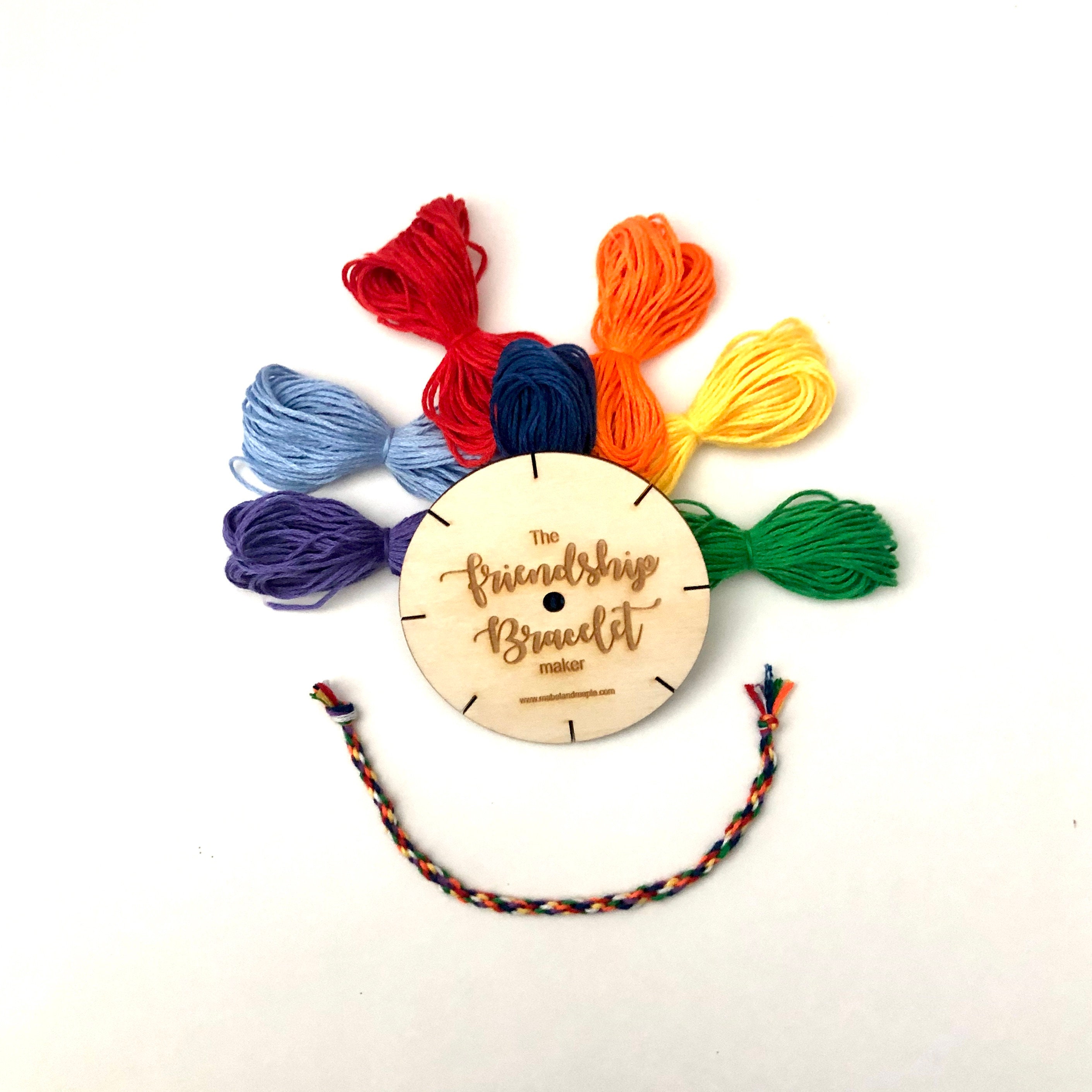 The Friendship Bracelet Maker, Friendship Bracelet Kit, String Art, Travel  Gift, Embroidery, DIY Craft Kit 