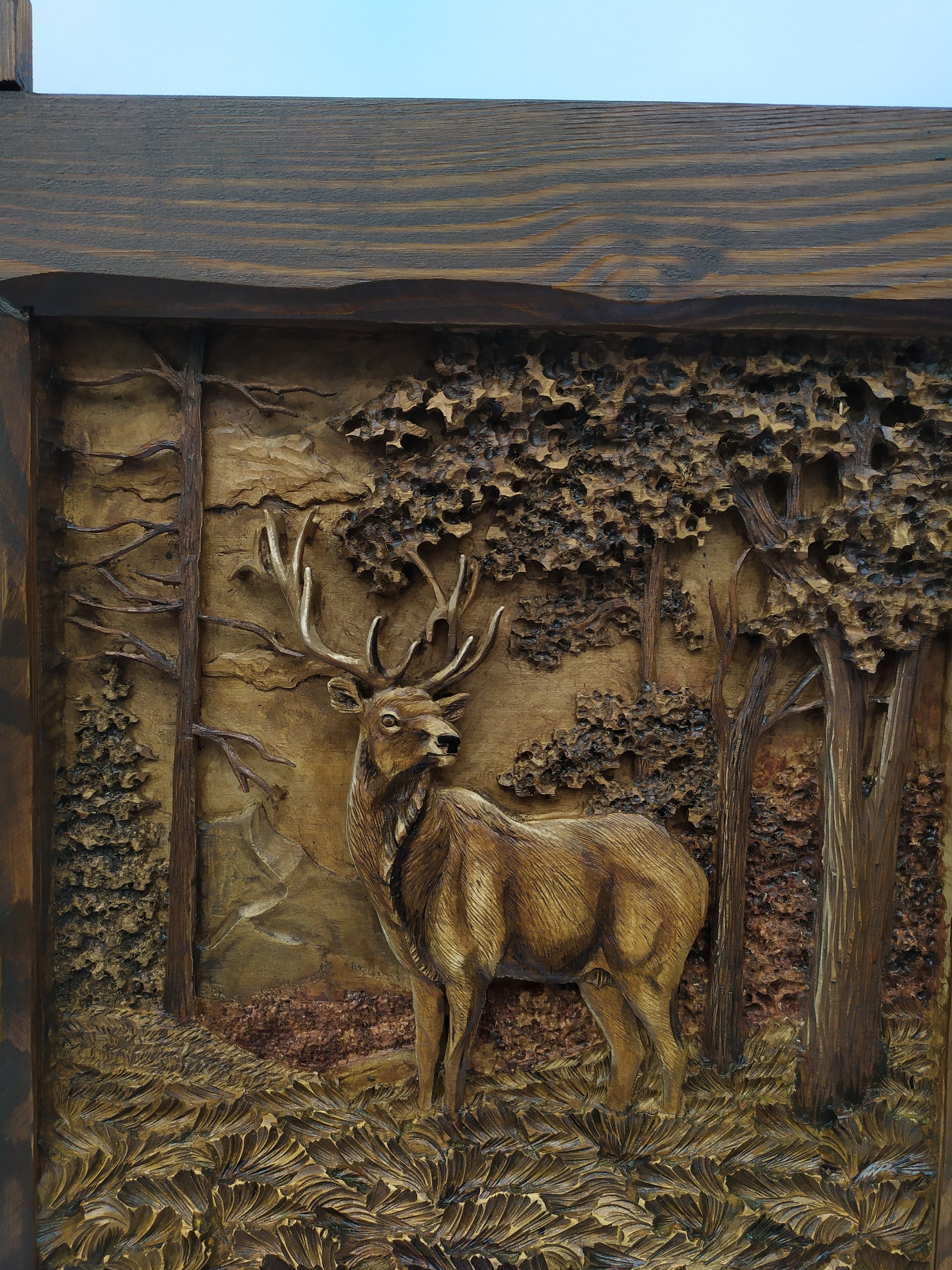 Deer Carving, 3D Wood Wall Art, Wood Cabin Décor, Deer Wall Hanging, Wall  Hanging, Rustic, Animal Wood Carving, Wildlife Carving 