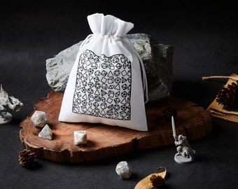 Velvet Dice Bag: RPG Tabletop Gaming Pouch