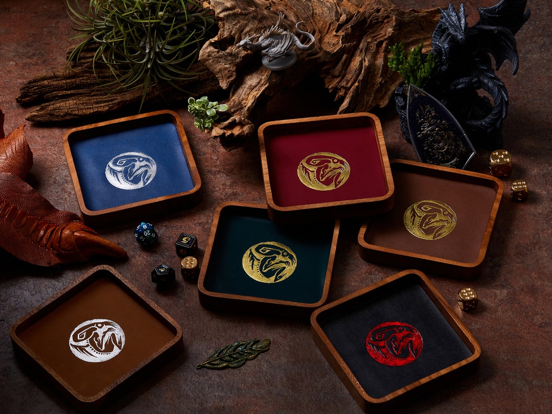 Mini Dice Tray Square Cthulhu Faux Leather Dice Holder Etsy