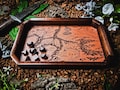 Leather & Walnut Wood Dice Tray: RPG Tabletop Gaming product logo