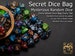 Secret Dice Bag l Mysterious Random Dice l Polyhedral Dice Set of 7 | RPG Dice Set | Dungeons and Dragons Dice | DnD Dice Set | D&D Dice 
