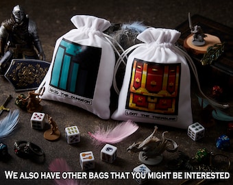 Velvet Dice Bag: MTG, RPG Tabletop Gaming Pouch