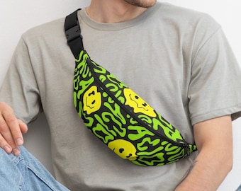 Acid Smilez Rave Fanny Pack | Festival Chest Bag