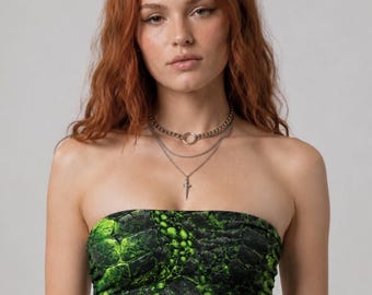 Ravage Bandeau Top | women's rave outfit, rave top, lost lands outfit, music festival clothing