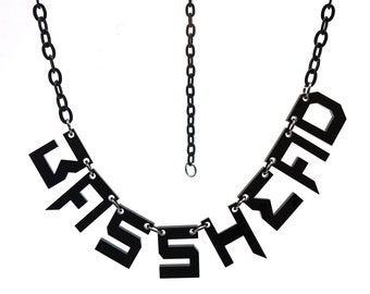 Basshead Choker Necklace | EDM Festival Jewelry