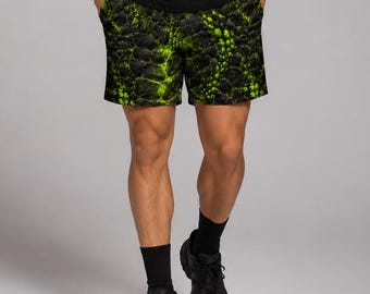Ravage Athletic Shorts | men's rave outfit, rave shorts, lost lands outfit, music festival clothing, rave wear