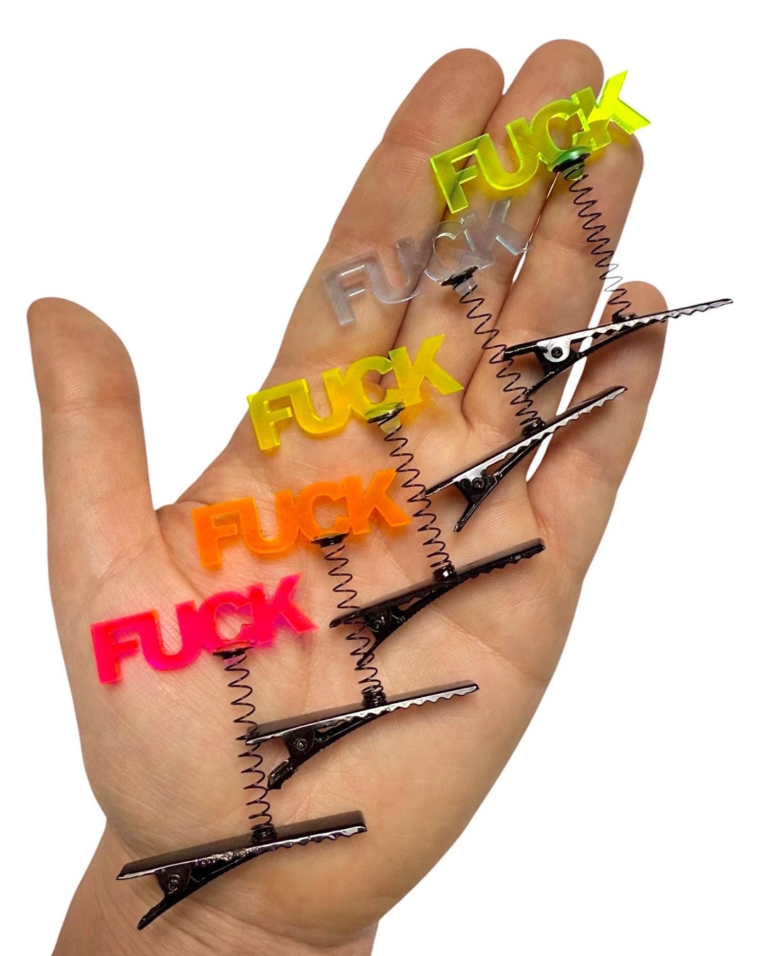 Sprout Pin Rave Fucks to Give UV Sprout Clips 5-PC Set | Rave Sprouts - Rave Festival ...
