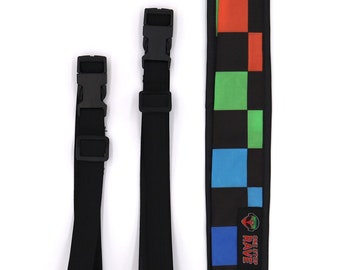 Funda para abanico de mano Kandi Kid / Funda para abanico - Funda para abanico de rave - Funda para abanico de festival - Accesorios para rave - Combo de abanico de mano y funda