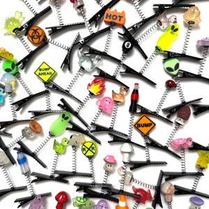 Paquete variado de brotes misteriosos / Brotes de fiesta - Adornos para festivales - Accesorios para fiestas - Pinzas para el pelo - Pinzas para sombreros