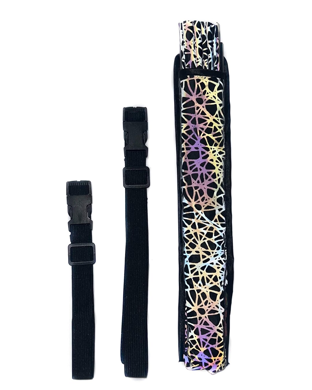 String Theory Reflective Fan Holster Rave Fan Holster Hand Fan Holster