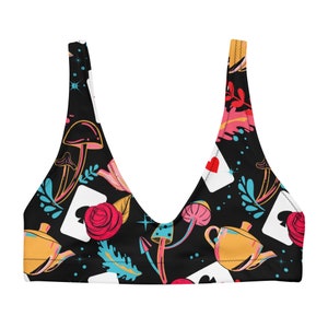 Curiouser and Curiouser Lifted Top | rave top, rave bra, rave bikini top, festival top, rave wear, rave outfit, supportive rave top