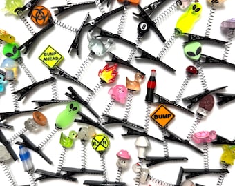 Zestaw Mystery Sprout Variety | Rave Sprouts - Ozdoby festiwalowe - Akcesoria Rave - Spinki do włosów - Spinki do kapeluszy