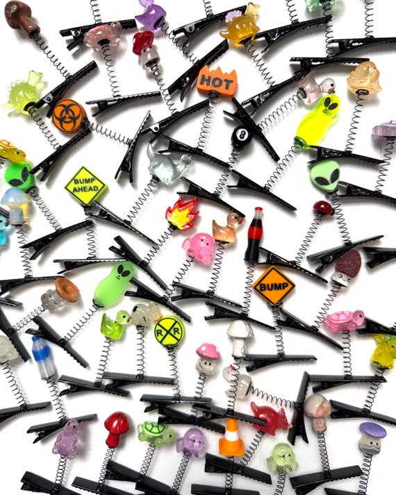 Mystery Sprout Variety Pack | Rave Sprouts - Festival Trinkets - Rave Accessories - Hair Clips - Hat Clips