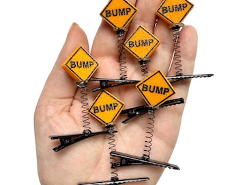 Bump UV Sprout Clips 6-PC Set | Rave Sprouts - Festival Trinkets - Rave Accessories - Hair Clips - Hat Clips