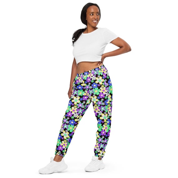 Crazy Daisy Unisex Recycled Track Pants Comfy Rave Wear, Rave Joggers, Rave  Pants With Pockets, Rave Track Pants, Festival Pants -  Canada