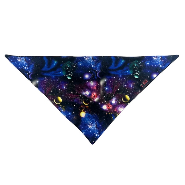 Constellation UV Bandana (rave bandana, festival bandana, rave wear, rave outfit, trippy bandana)