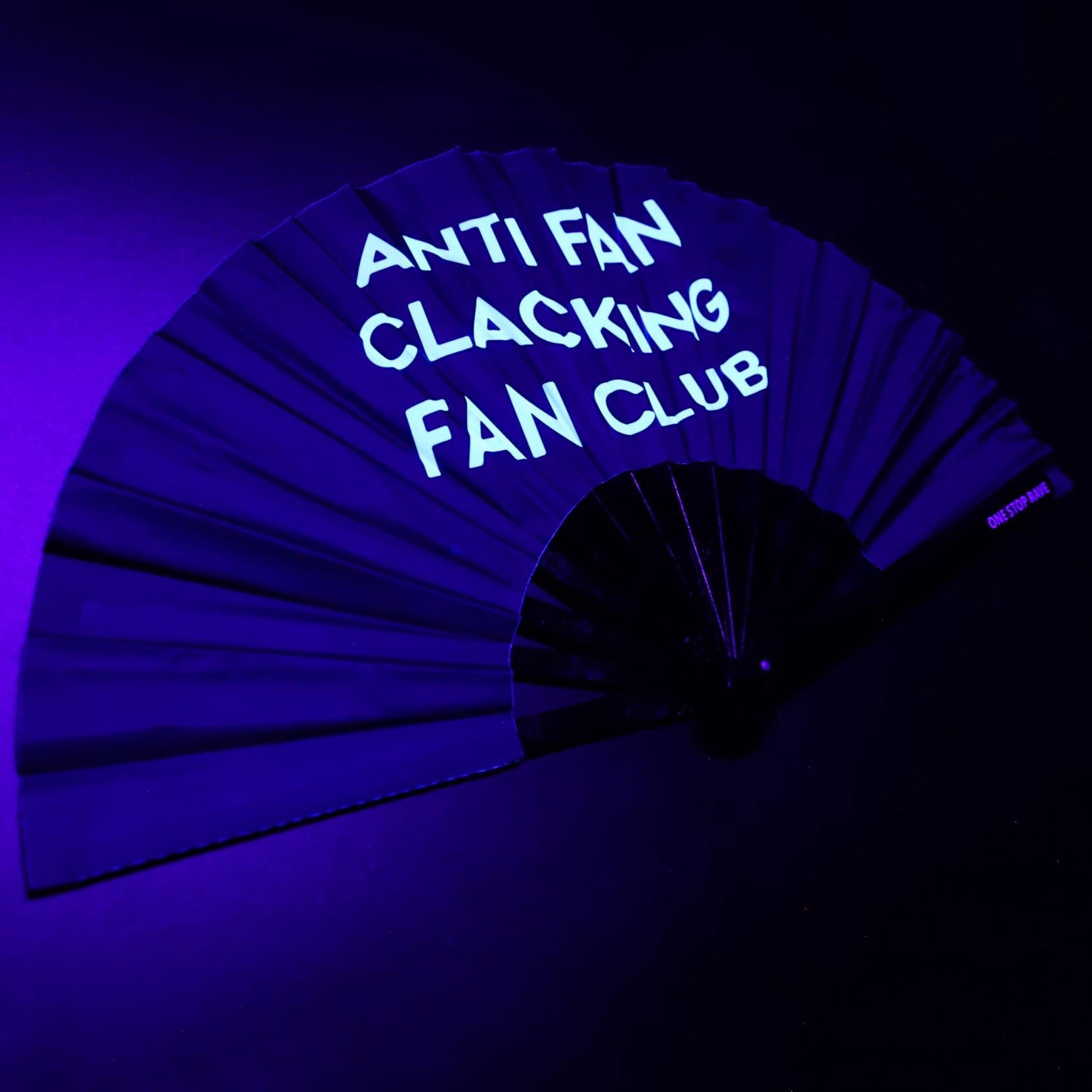 Anti Fan Clacking Fan Club Hand Fan/ Rave Fan/ Festival Fan/ Etsy