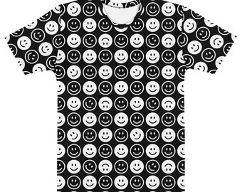 All Smiles T-Shirt | rave shirt, rave t-shirt, men's rave clothes, men's rave outfit, festival outfit, rave outfit, smiley shirt.