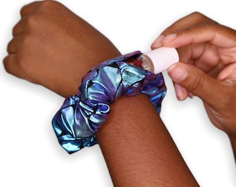 Poseidon Stash Scrunchie | Iridescent Rave Festival Secret Pocket