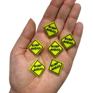 Bump Ahead UV Kandi Beads | rave focal beads, uv reactive beads, festival jewelry, plur trading beads, diy kandi supplies