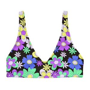 Crazy Daisy Lifted Top | rave top, rave bra, rave bikini top, festival top, rave wear, rave outfit, supportive rave top