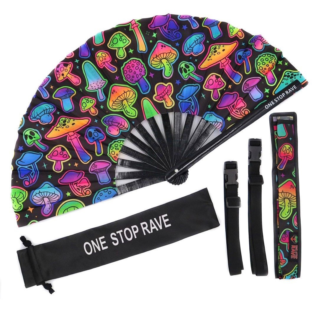 Psilo Hand Fan rave Fan Rave Hand Fan Festival Hand Fan Etsy