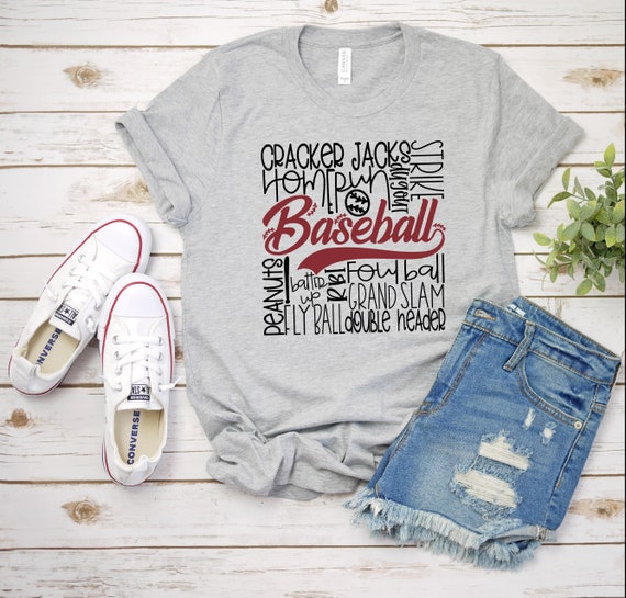 Baseball Shirt Women's T Shirt Women's Baseball Tee Etsy
