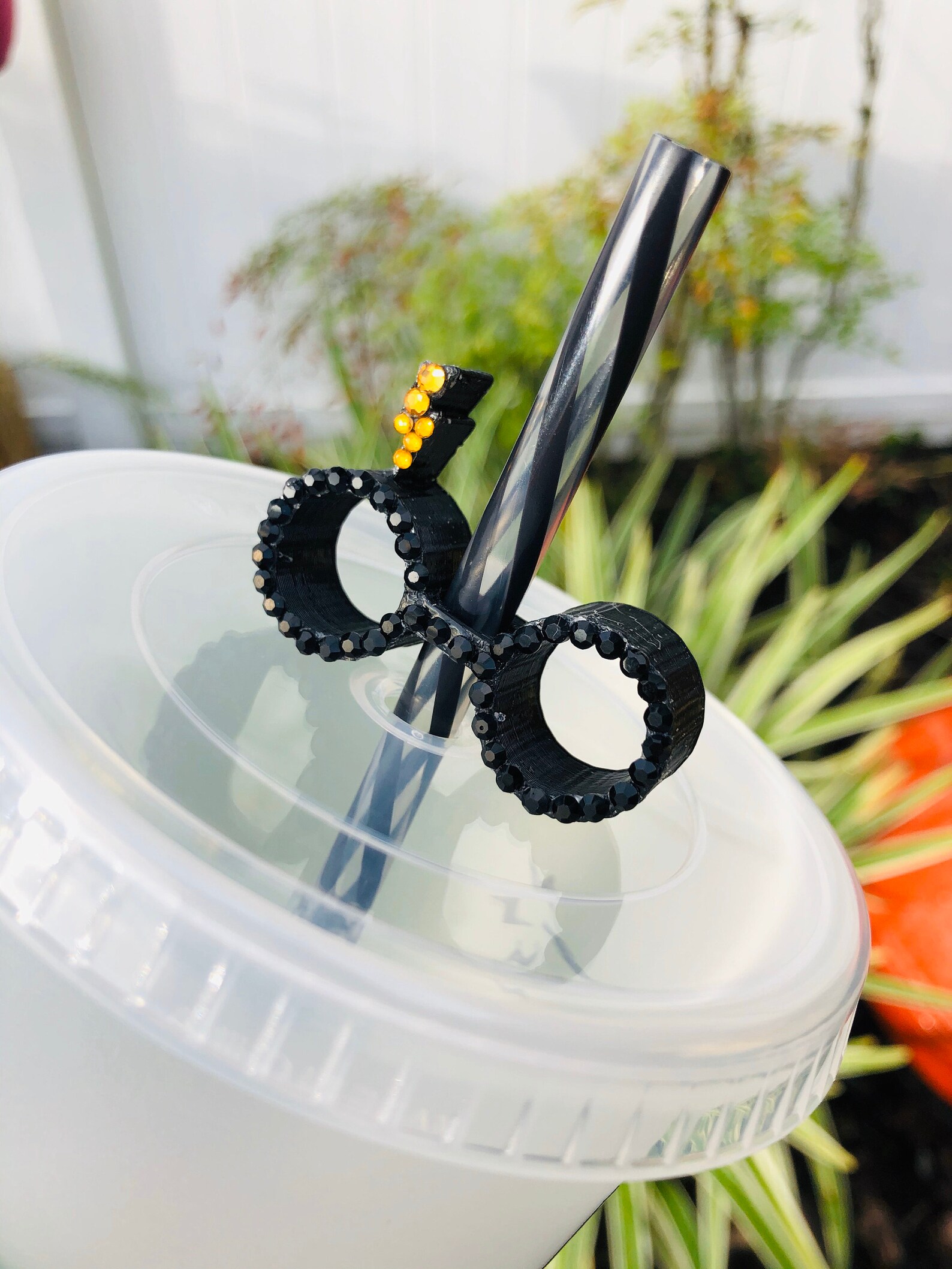 HP inspired 3D straw topper blinged Etsy