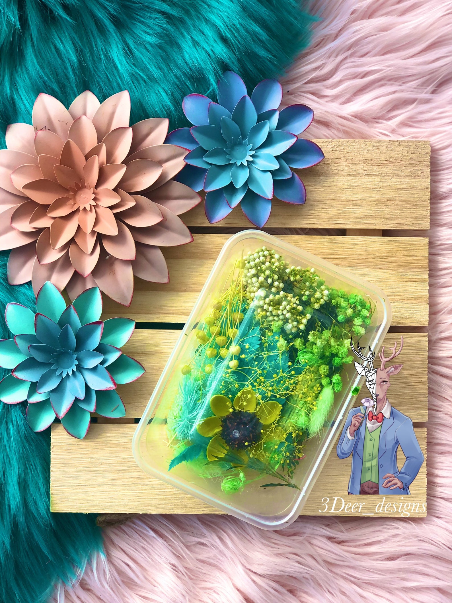 1 Box of Dried flowers for resin Etsy